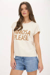 MIMOSA PLEASE SHORT SLEEVE SWEATER