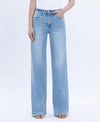 HIGH RISE LIGHT WASH WIDE JEANS