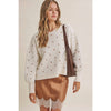 POLKA DOT COTTON SWEATER