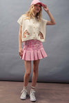 WESTERN CROPPED CREW CARDIGAN