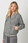 STRIPE BOMBER JACKET