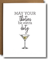 DIRTY THIRTY BIRTHDAY CARD
