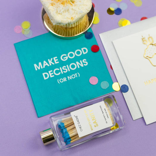 MAKE GOOD DECISIONS NAPKIN