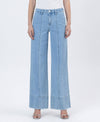 SIDE POCKET WIDE JEANS