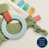 DINO CRINKLE TOY WITH TEETHER