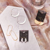 LUNAR HOOP EARRING