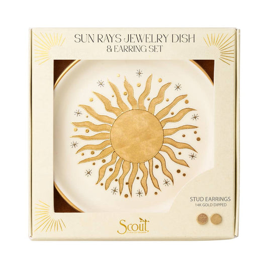 SUN DISH & STUD SET