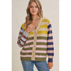 MULTI STRIPE CARDIGAN