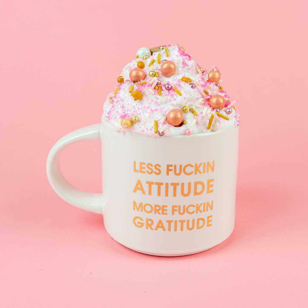 Less F*ing Attitude Mug
