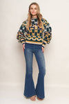 JACQUARD KNIT SWEATER