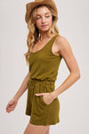 SLEEVELESS KNIT ROMPER