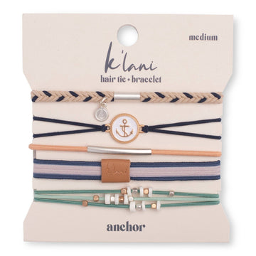 ANCHOR  HAIR TIE BRACELET