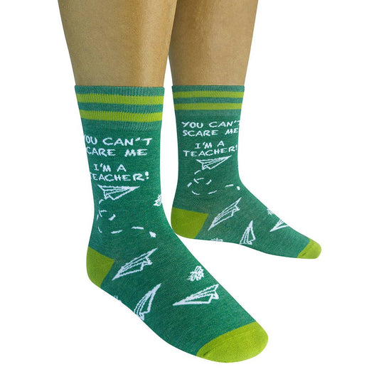 YOU CAN'T SCARE ME SOCKS