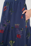 VEGGIE GARDEN EMBROIDERED DRESS