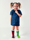 LADYBUG & CATERPILLAR FUN NON-SLIP KIDS SOCKS