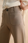 TWO POCKETS PONTE PANTS