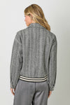 STRIPE BOMBER JACKET