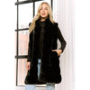 LONG FURRY PUFFER VEST