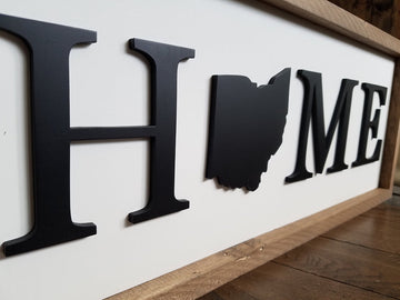 3D HOME SIGN