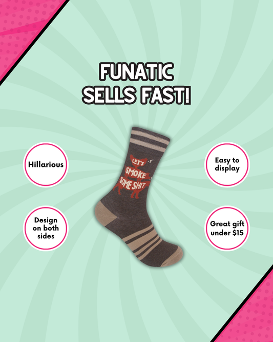 SMOKE SOME SHIT BBQ SOCKS