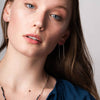 COSMIC OVAL GOLD EARRING