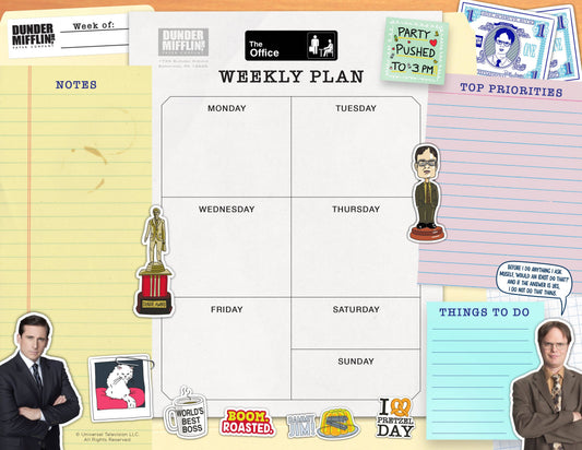 THE OFFICE WEEKLY PLANNER NOTEPAD