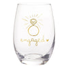 ENGAGED STEMLESS WINE GLASS