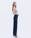 HIGH RISE SEAMLESS WB TROUSER HEM WIDE JEANS F5902