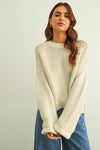 ROUND NECK KNITTED TOP
