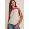 COLORBLOCK CREWNECK SWEATER