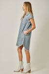 FLUTTER SLEEVE DRESS