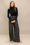 WOVEN PLAID PANT