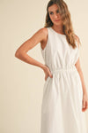 OPEN BACK WOVEN DRESS