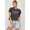 CHAMPAGNE SOCIAL CROP TOP