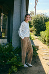 POLKA DOT COTTON SWEATER