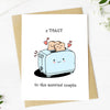 TOAST TO THE MARRIED COUPLE CARD