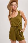 SLEEVELESS KNIT ROMPER