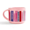 BOOK TOUR PINK BOOKSHELF MUG