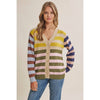 MULTI STRIPE CARDIGAN