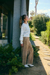 POLKA DOT COTTON SWEATER