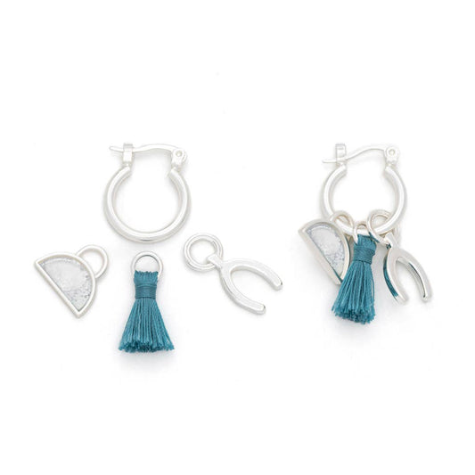 CHARM EARRINGS OPALITE