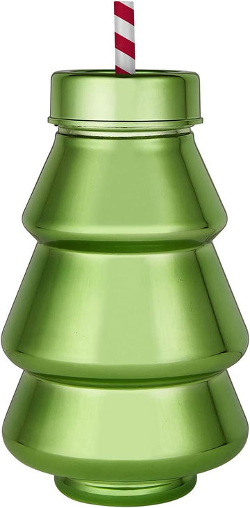 XMAS TREE SHAPED TUMBLER