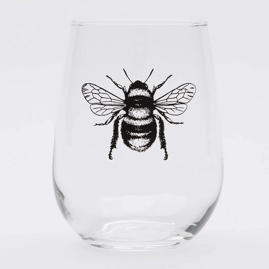 BEE WINE GLASS