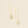 PRESSED FLOWER THREAD EARRINGS