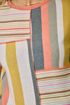 MIXED STRIPED TEE