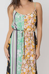 MULTI PRINT CAMI MAXI DRESS