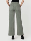 HIGH RISE SAGE DOUBLE BUTTON