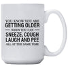 SNEEZE-COUGH-LAUGH-PEE MUG