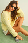 ROUND NECK KNITTED TOP