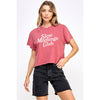 SLOW MORNING CLUB CROP TOP
